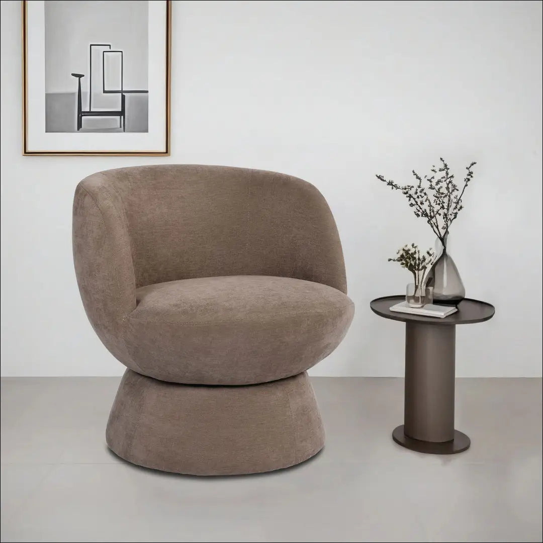 Pasukamas fotelis MI983 - €190 Save 50% 100-200, __label:Pristatymas 1-2 d.d., color-ruda, foteliai, material-gobelenas