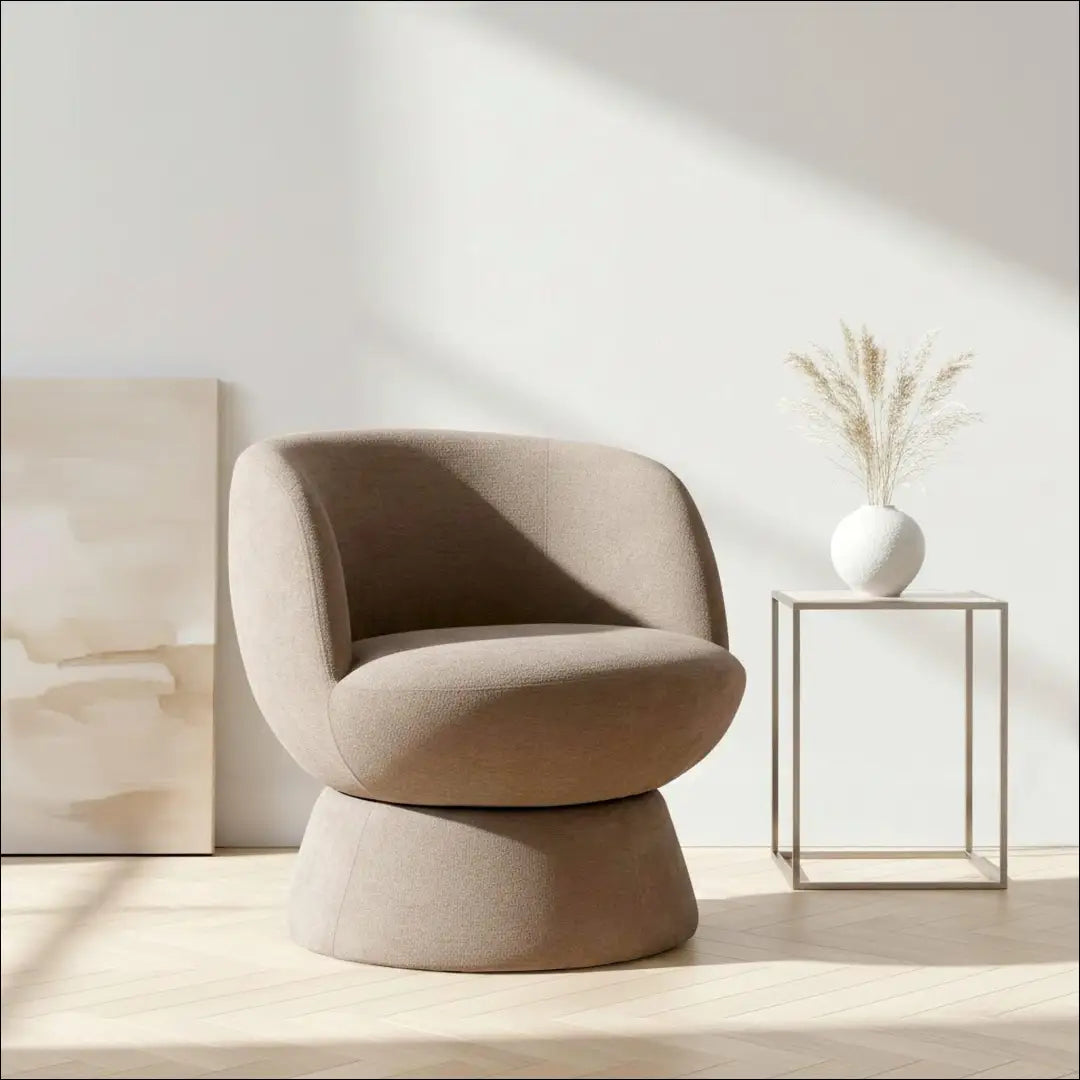 Pasukamas fotelis MI983 - €190 Save 50% 100-200, __label:Pristatymas 1-2 d.d., color-ruda, foteliai, material-gobelenas