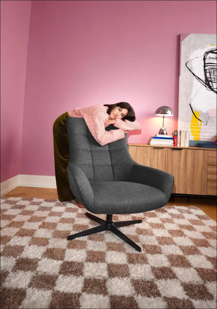 Pasukamas fotelis MI987 - €160 Save 50% 100-200, __label:Pristatymas 1-2 d.d., color-pilka, foteliai,