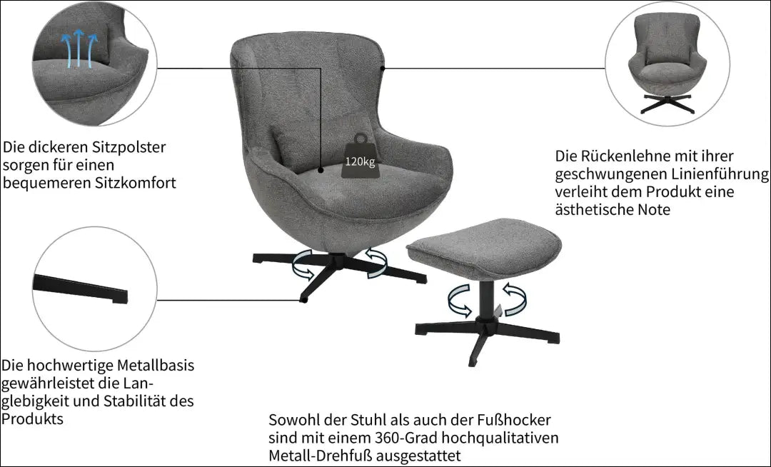 Pasukamas fotelis su kojų kėdute MI971 - €290 Save 50% __label:Pristatymas 1-2 d.d., color-ruda, foteliai,