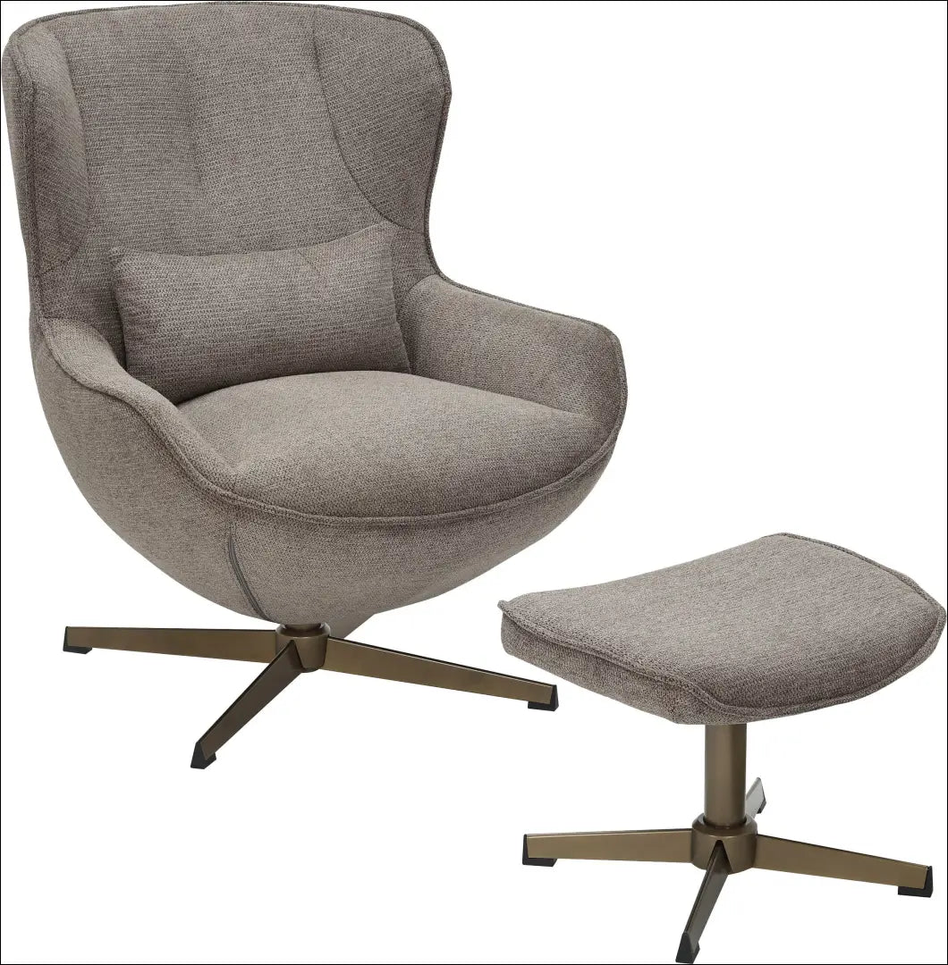 Pasukamas fotelis su kojų kėdute MI971 - €290 Save 50% __label:Pristatymas 1-2 d.d., color-ruda, foteliai,