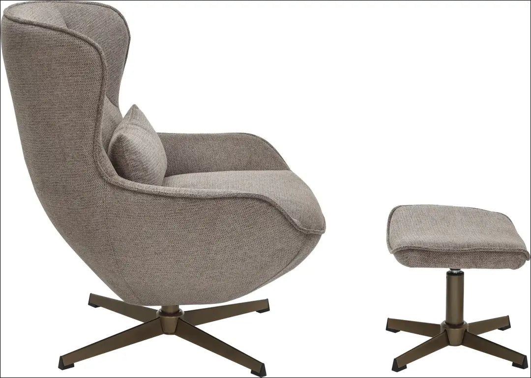 Pasukamas fotelis su kojų kėdute MI971 - €290 Save 50% __label:Pristatymas 1-2 d.d., color-ruda, foteliai,