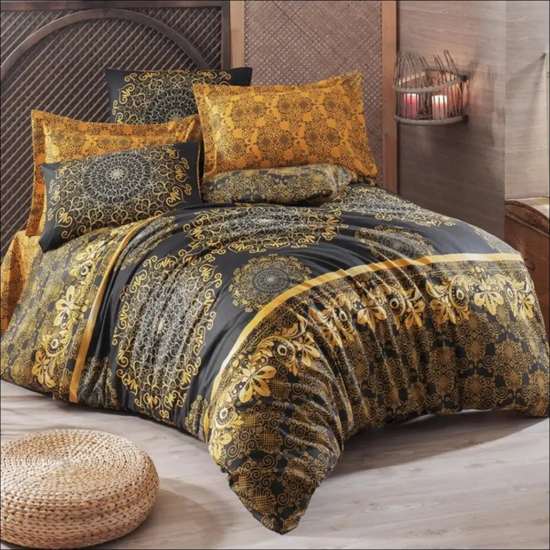 Patalynės komplektas (2 dalys) DI10998 - €12 Save 60% __label:Pristatymas 1-2 d.d., color-geltona, color-juoda,