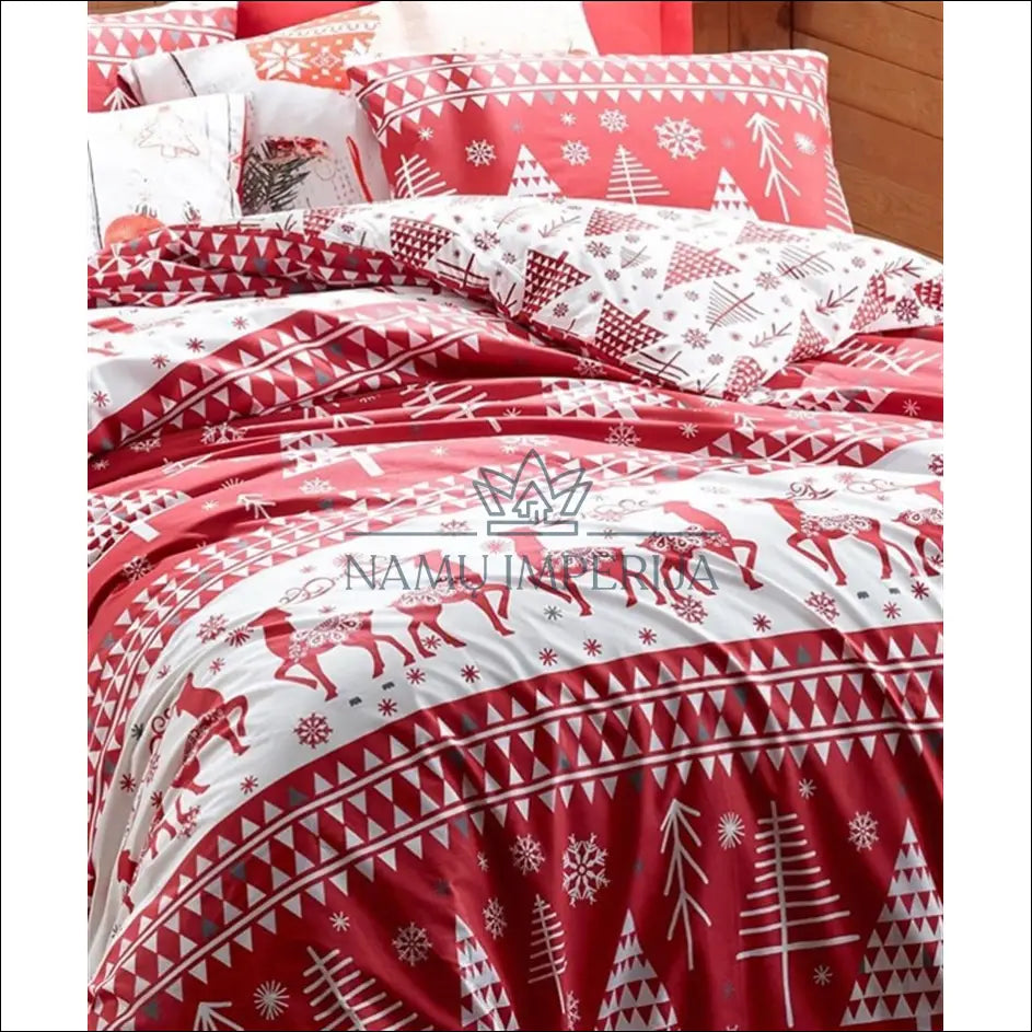 Patalynės komplektas (3 dalys) DI10264 - €34 Save 50% 25-50, __label:Pristatymas 1-2 d.d., color-balta, color-raudona,