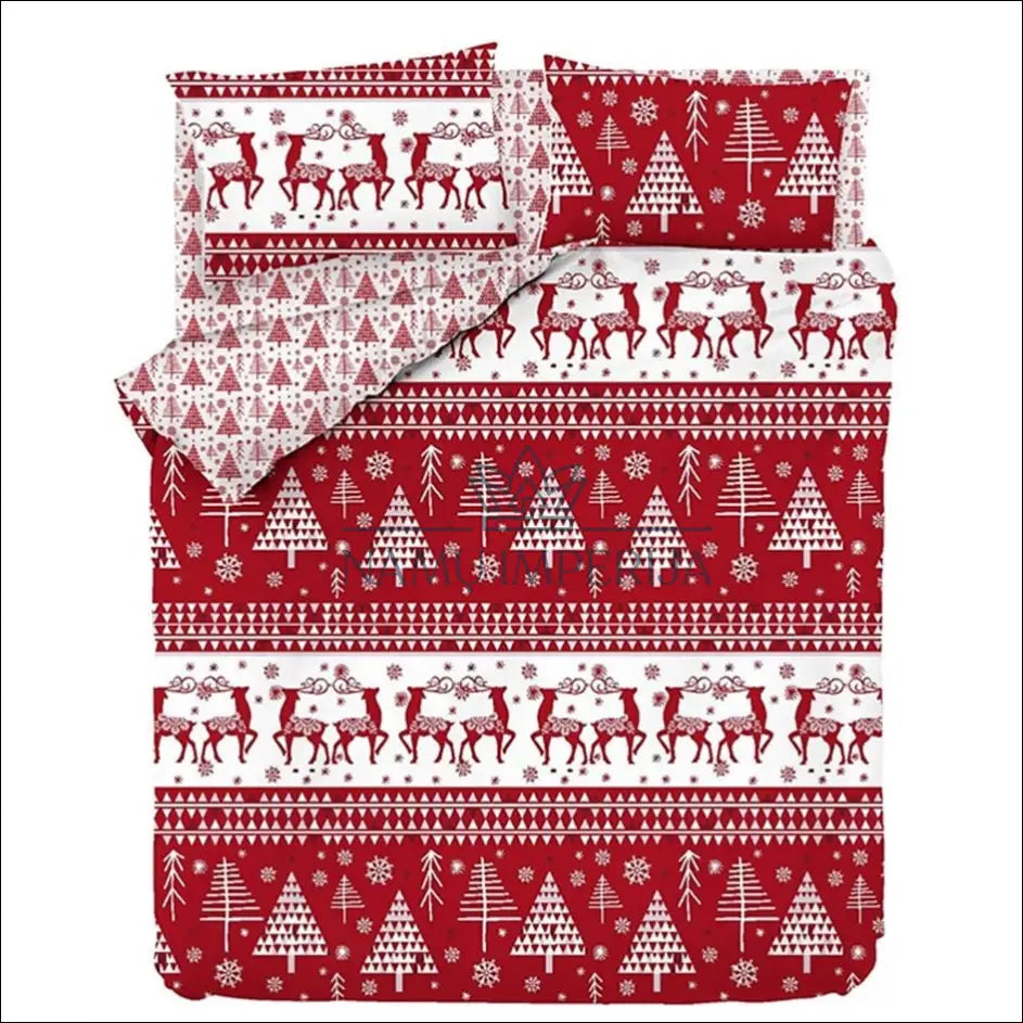 Patalynės komplektas (3 dalys) DI10264 - €34 Save 50% 25-50, __label:Pristatymas 1-2 d.d., color-balta, color-raudona,