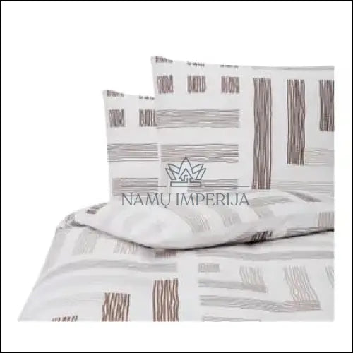 Patalynės komplektas DI2859 - €24 Save 70% __label:Pristatymas 1-2 d.d., color-balta, color-ruda, material-medvilne,