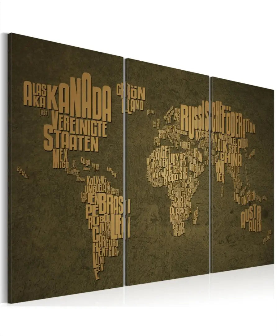 Paveikslas (3 dalys) DI10748 - €49 Save 50% 25-50, __label:Pristatymas 1-2 d.d., color-ruda, color-smelio, interjeras