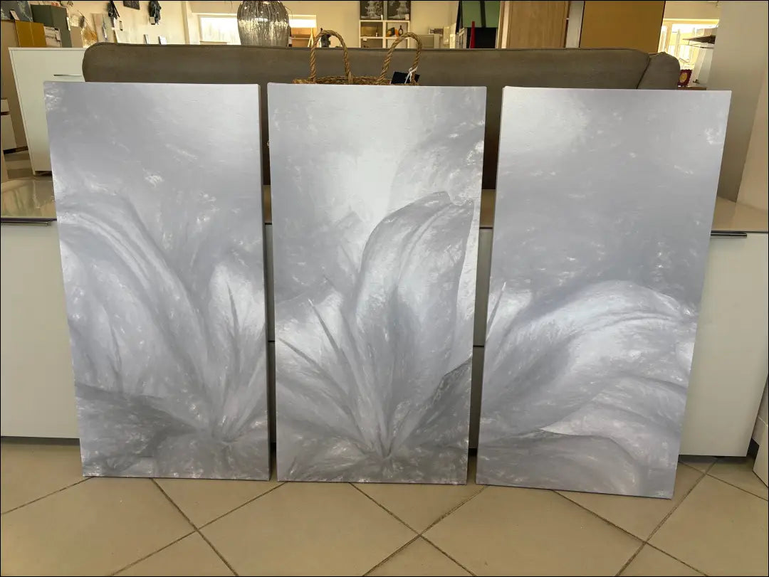 Paveikslas (3 dalys) DI11107 - €49 Save 50% 25-50, __label:Pristatymas 1-2 d.d., color-pilka, interjeras,