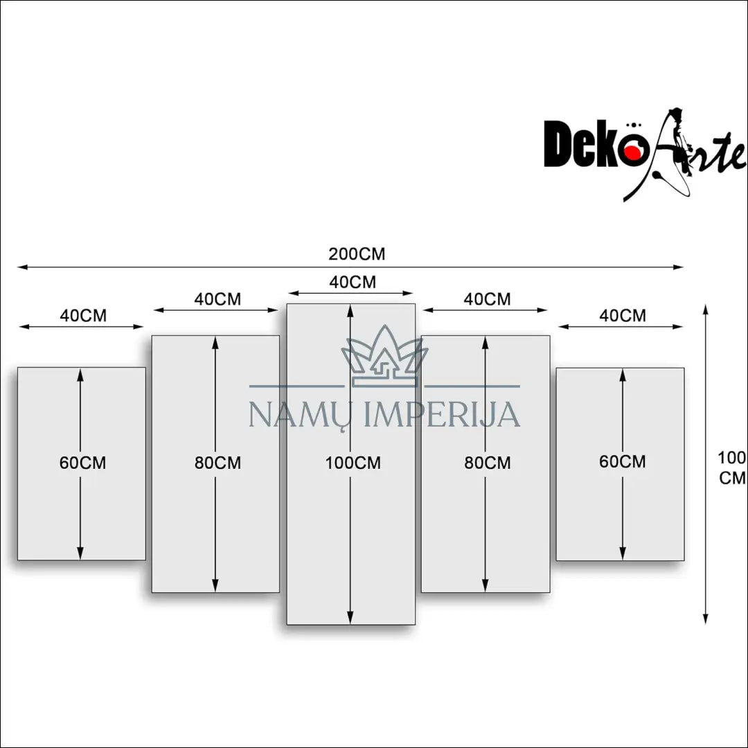 Paveikslas (5 dalys) DI5387 - €29 Save 80% 25-50, __label:Pristatymas 1-2 d.d., color-marga, color-margas,