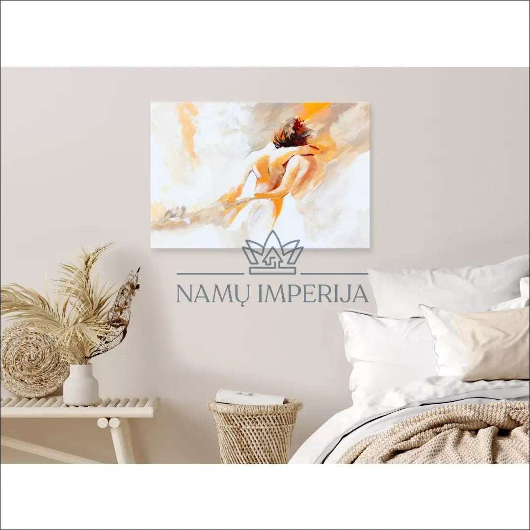 Paveikslas DI9549 - €89 Save 55% 50-100, __label:Pristatymas 1-2 d.d., color-balta, color-oranzine, color-smelio €50