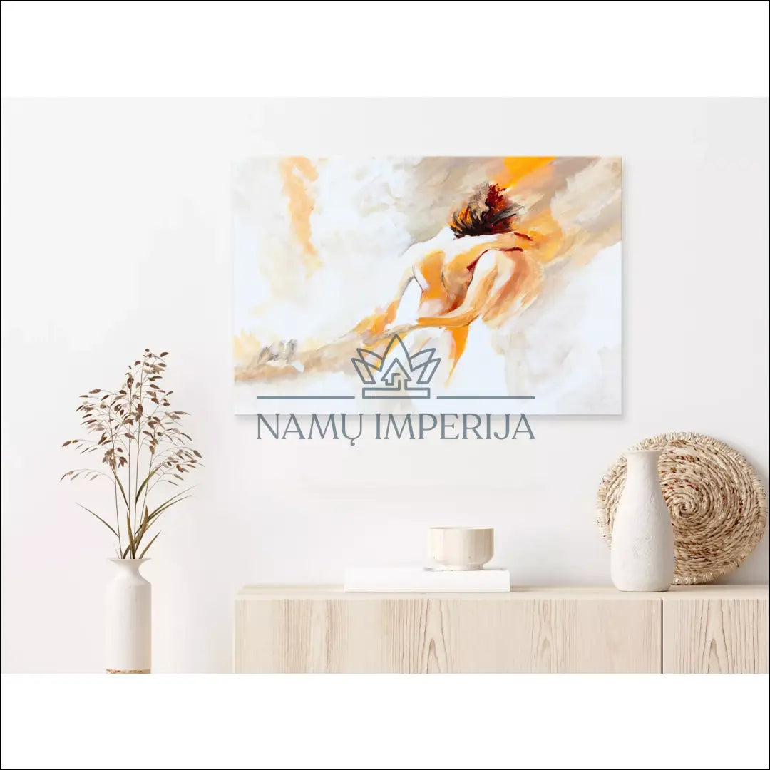 Paveikslas DI9549 - €89 Save 55% 50-100, __label:Pristatymas 1-2 d.d., color-balta, color-oranzine, color-smelio €50
