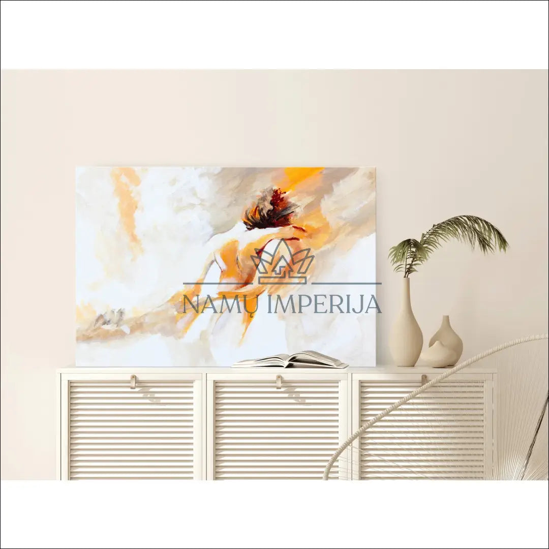 Paveikslas DI9549 - €89 Save 55% 50-100, __label:Pristatymas 1-2 d.d., color-balta, color-oranzine, color-smelio €50