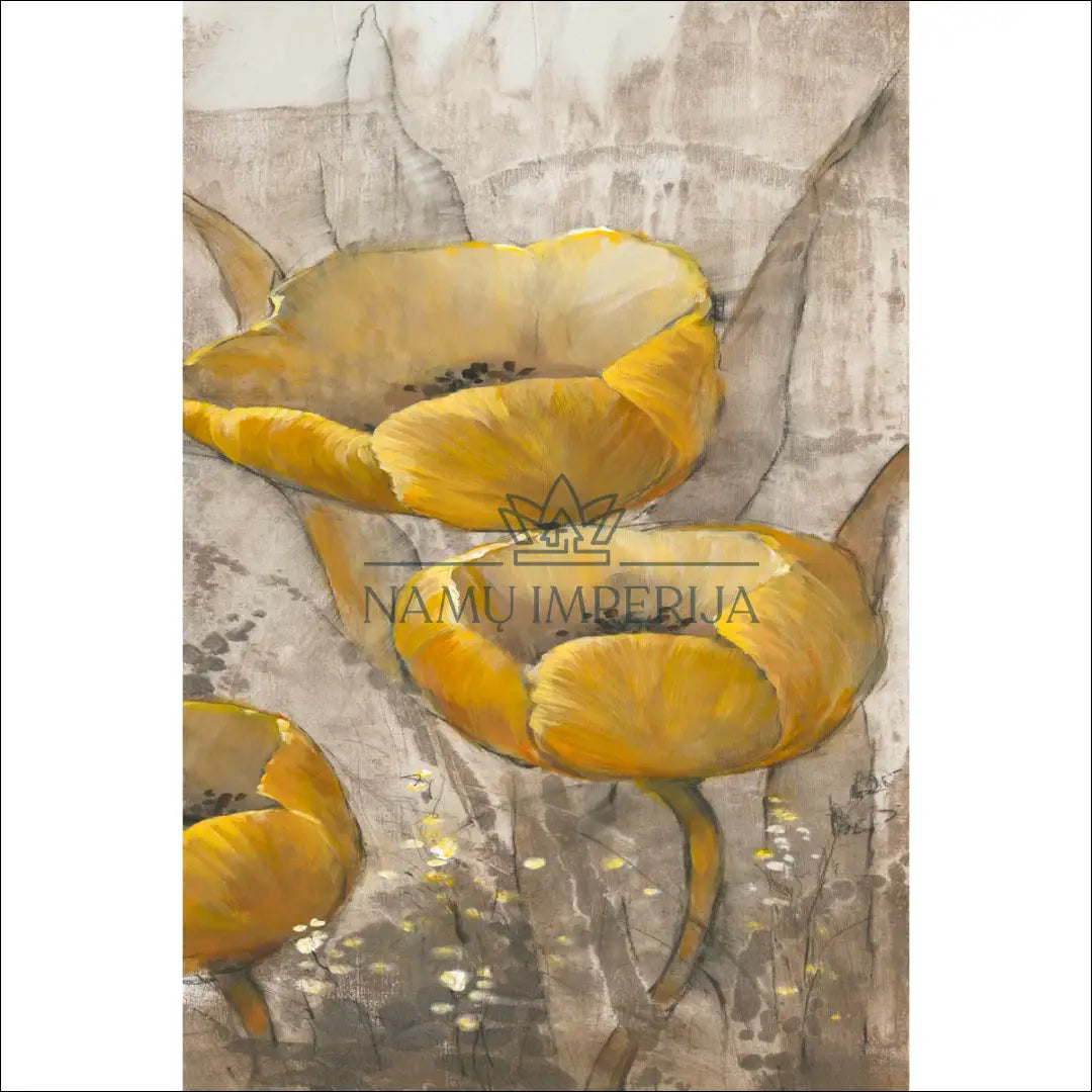Paveikslas DI9816 - €22 Save 50% __label:Pristatymas 1-2 d.d., color-geltona, color-smelio, interjeras, material-drobe