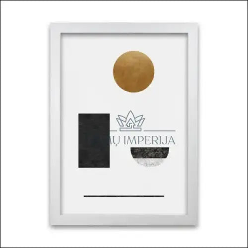 Paveikslas DI9972 €29 Save 50% 25 50, __label:Pristatymas 1 2 d.d., color balta, juoda, ruda €25 to €50 Prints | Namų