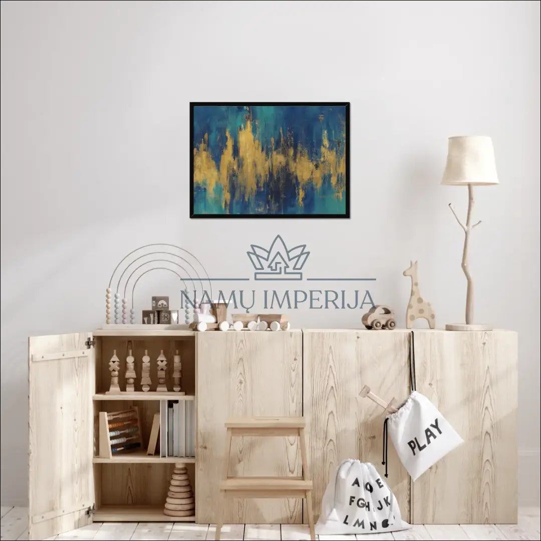 Paveikslas DI9978 €12 Save 65% __label:Pristatymas 1 2 d.d., color geltona, juoda, melyna, zalia Iki €25 Paintings