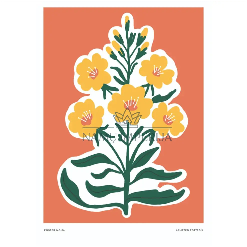 Paveikslas DI9983 €26 Save 50% 25 50, __label:Pristatymas 1 2 d.d., color balta, geltona, oranzine €25 to €50 Prints