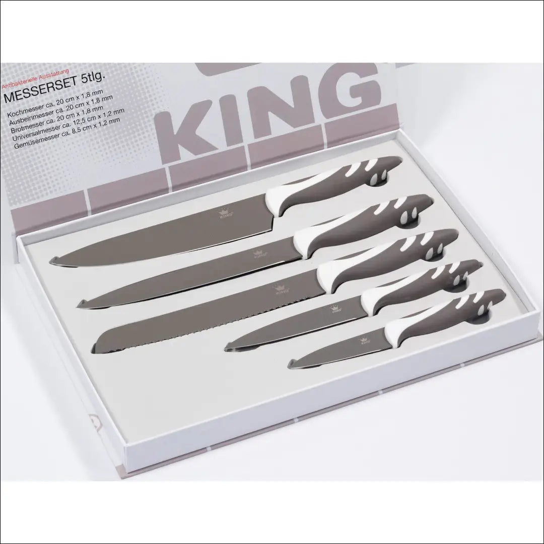 Peilių rinkinys KING 5vnt DA0136 - €13 Save 50% __label:Pristatymas 1-2 d.d., under-25, virtuves, virtuves-reikmenys