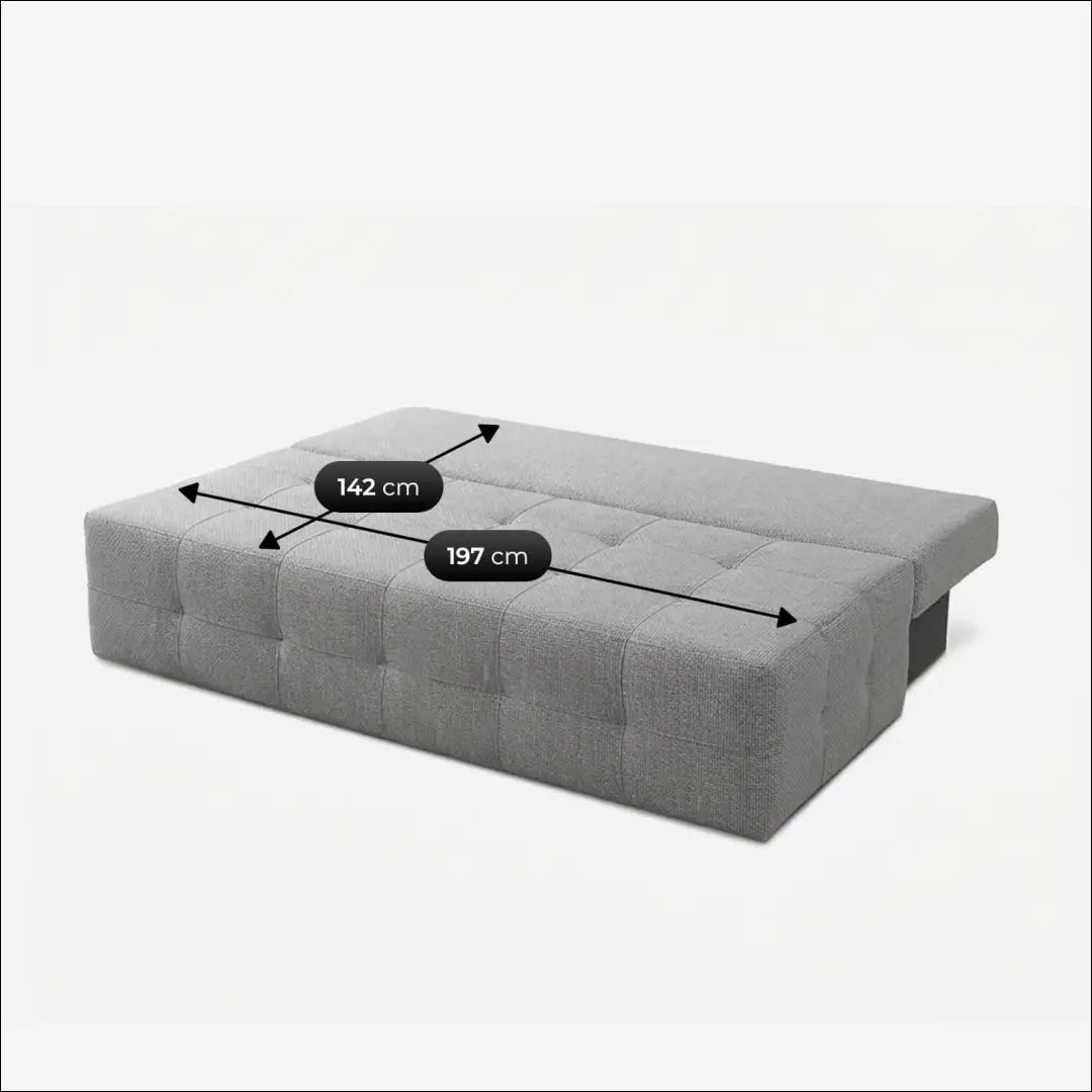 Pilka šenilinė sofa-lova TE2500 - €639.56 Save 15% __label:Pristatymas 5-14 d.d., Newelite Naujausi produktai | Namų