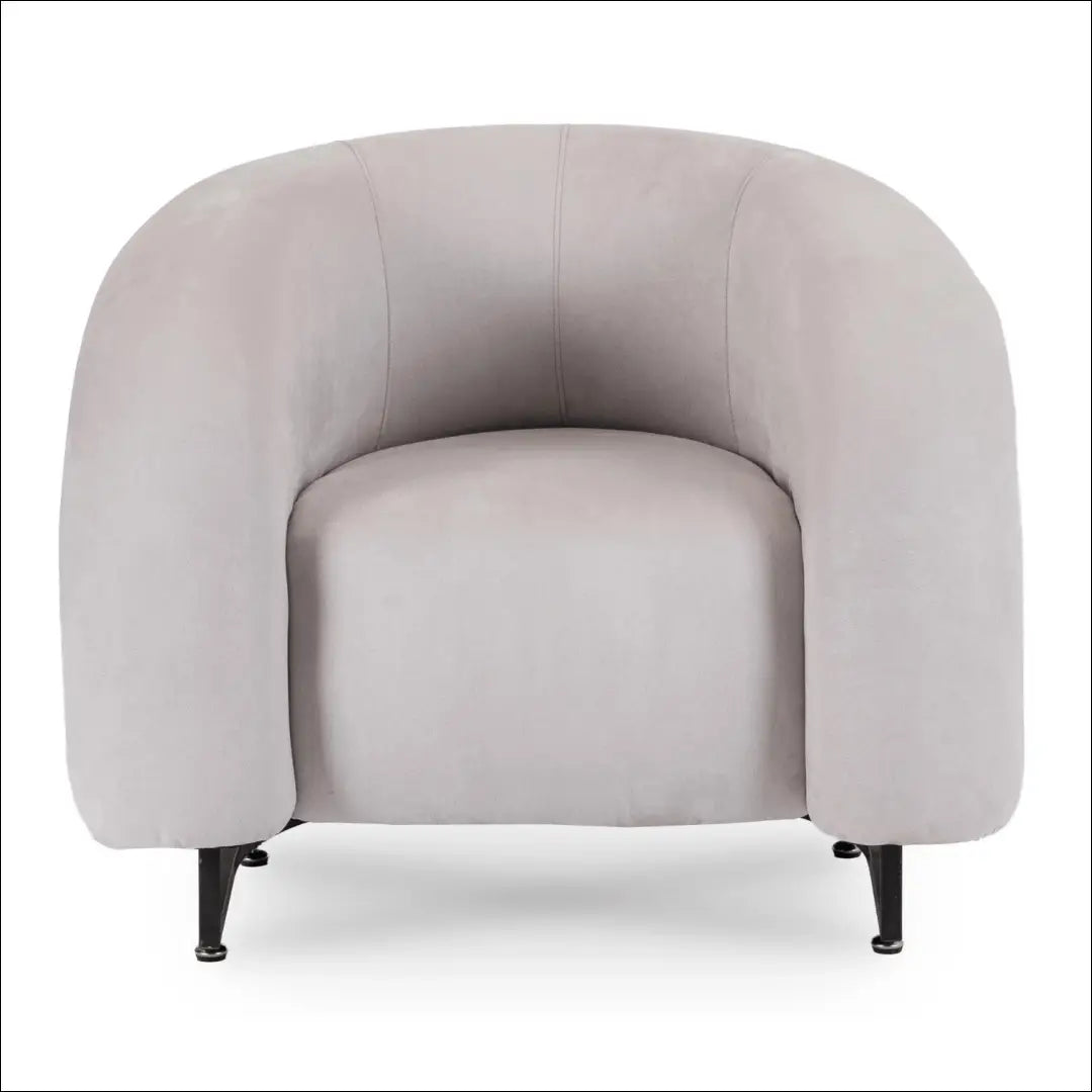 Pilkas aksominis poilsio fotelis TE2540 - €289.01 Save 15% __label:Pristatymas 5-14 d.d., Newelite Naujausi produktai