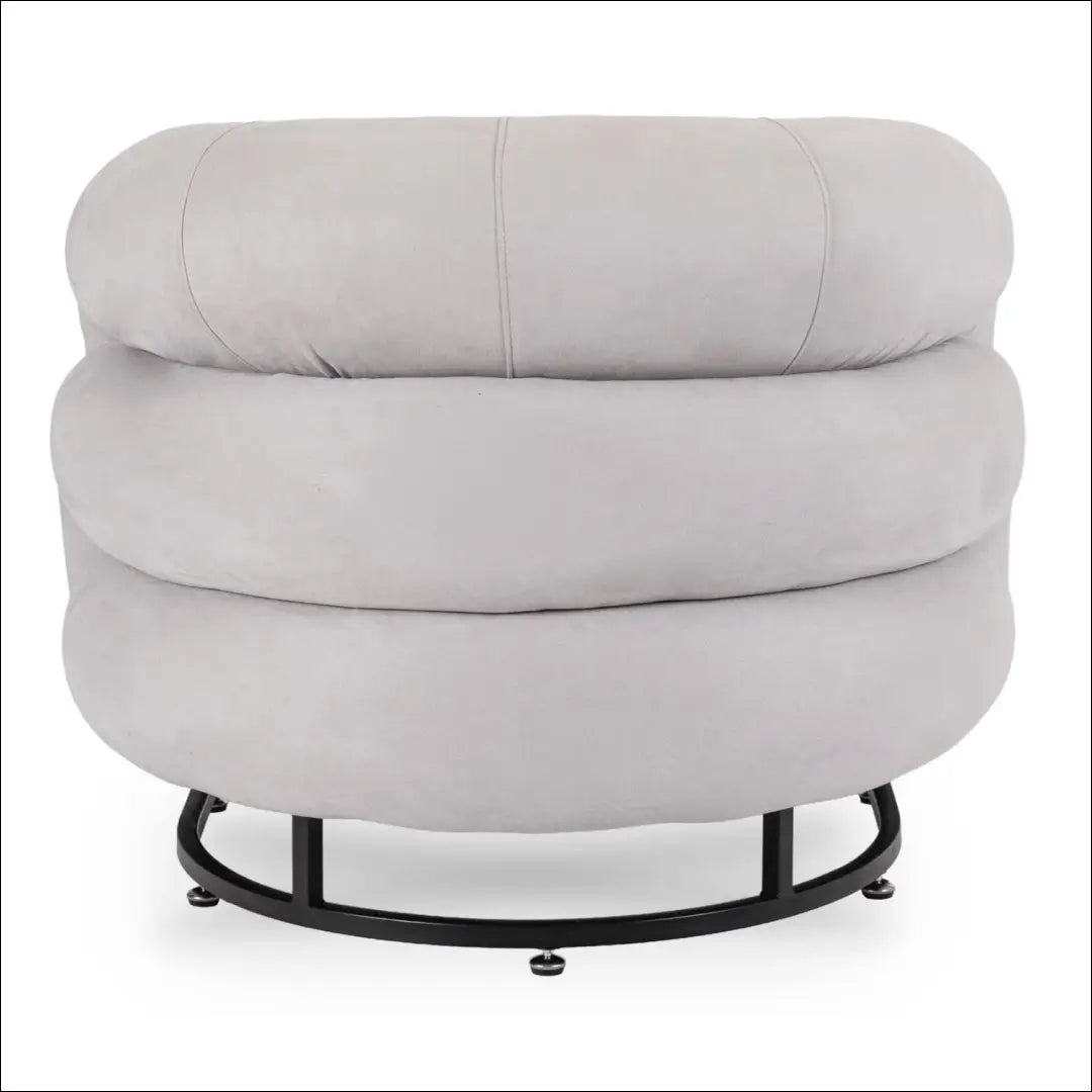 Pilkas aksominis poilsio fotelis TE2540 - €289.01 Save 15% __label:Pristatymas 5-14 d.d., Newelite Naujausi produktai