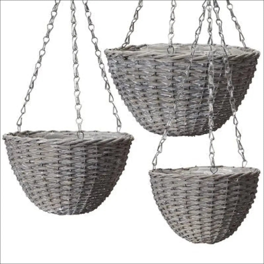 Pintų pakabinamų vazonų komplektas (3vnt) DI2429 - €14 Save 70% __label:Pristatymas 1-2 d.d., color-smelio, interjeras,