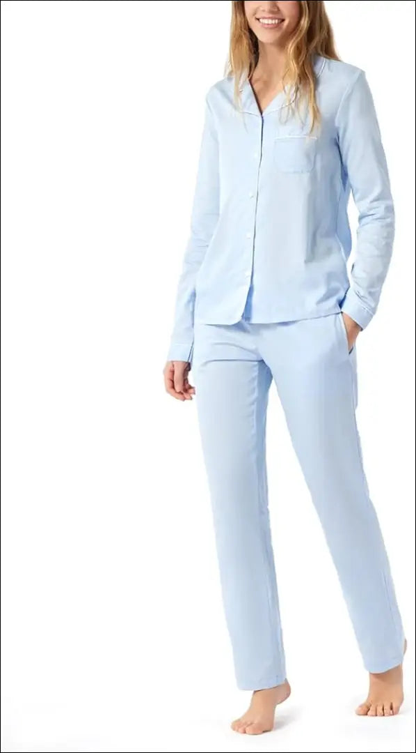 Pižama “Schiesser” DI7572 - €35 Save 65% 25-50, __label:Pristatymas 1-2 d.d., color-melyna, material-medvilne, pizamos