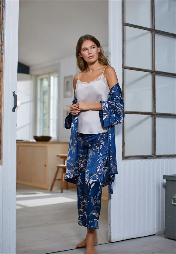 Pižamos kelnės “CCDK” DI7576 - €24 Save 65% __label:Pristatymas 1-2 d.d., color-melyna, material-viskoze, pizamos,