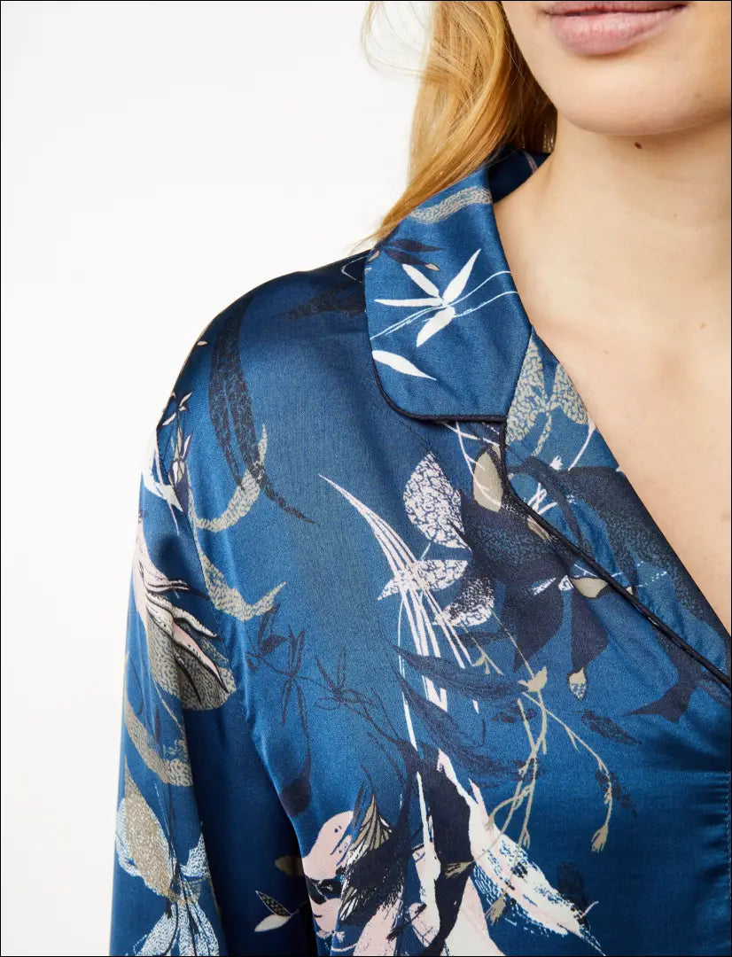 Pižamos marškiniai “CCDK’ DI7578 - __label:Pristatymas 1-2 d.d., color-melyna, material-viskoze, pizamos, tekstile Iki