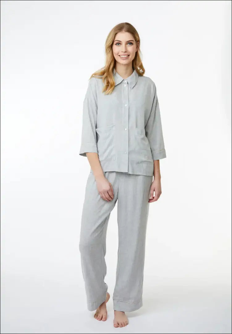 Pižamos marškiniai “CCDK’ DI7612 - €24 Save 65% __label:Pristatymas 1-2 d.d., color-pilka, material-viskoze, pizamos,