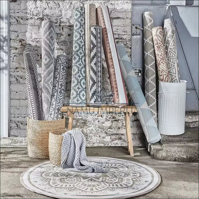 Plastikinis kilimėlis RU890 €14 Save 50% __label:Pristatymas 1 2 d.d., color balta, juoda, kilimai, lauko 90 cm x 150