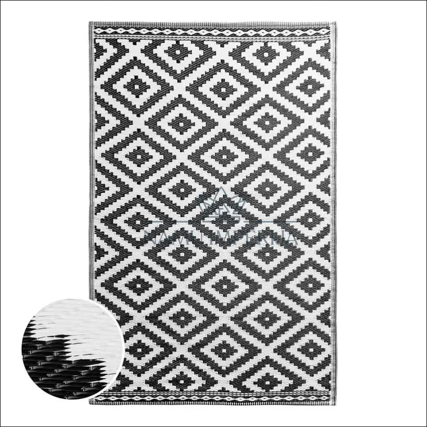 Plastikinis kilimėlis RU890 €14 Save 50% __label:Pristatymas 1 2 d.d., color balta, juoda, kilimai, lauko 90 cm x 150
