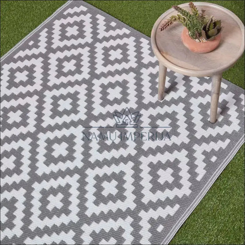 Plastikinis kilimėlis RU891 €17 Save 50% __label:Pristatymas 1 2 d.d., color balta, pilka, kilimai, lauko 120 cm x 180