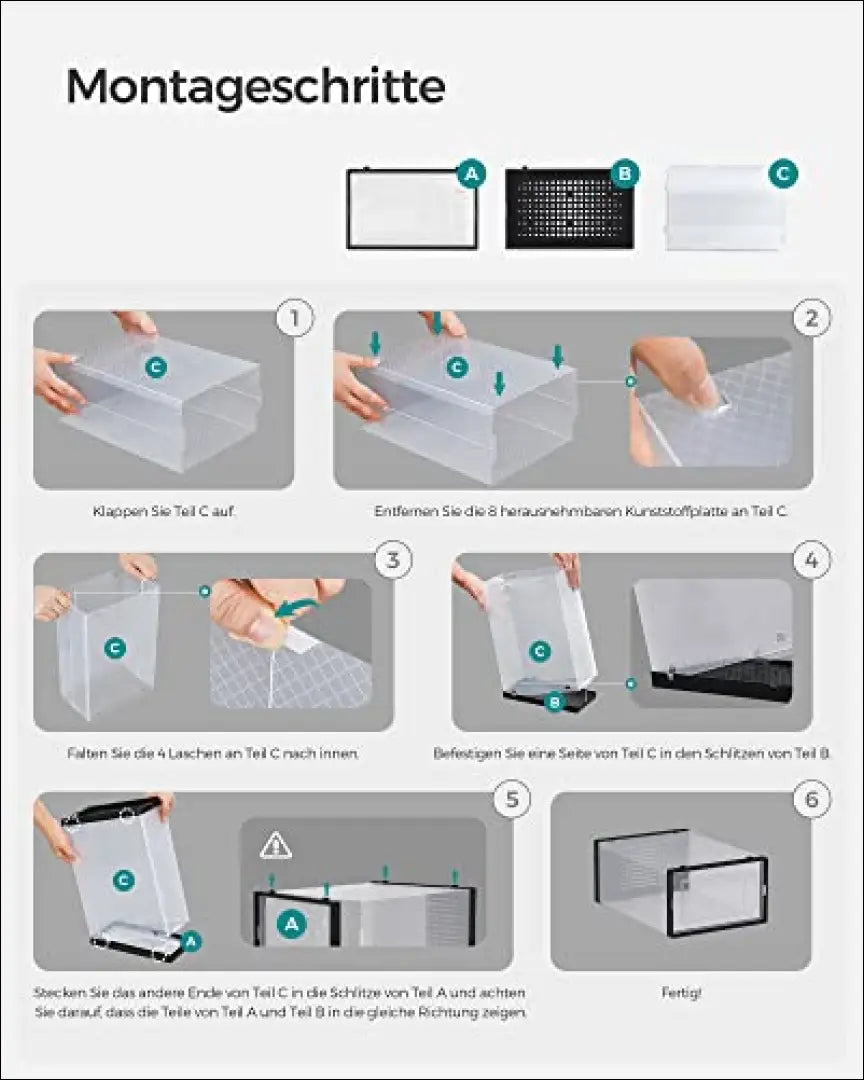 Plastikinių batų dėžučių komplektas/spintelė 18vnt SM859 - €98 Save 40% 50-100, __label:Pristatymas 5-14 d.d.,