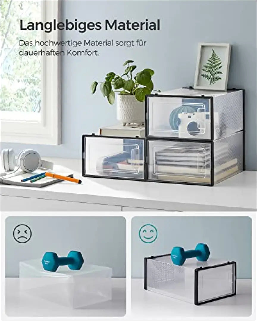 Plastikinių batų dėžučių komplektas/spintelė 18vnt SM859 - €98 Save 40% 50-100, __label:Pristatymas 5-14 d.d.,