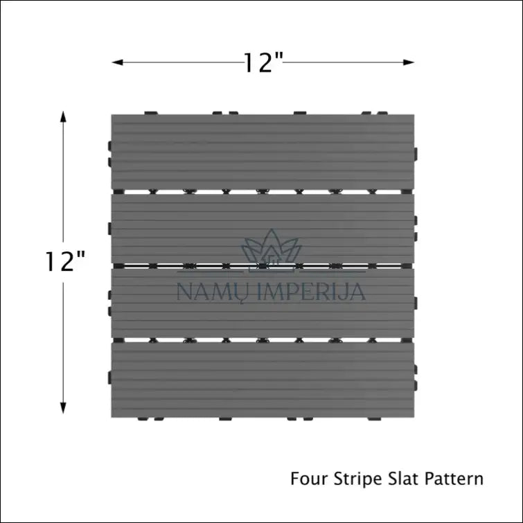 Plastiko/medžio plytelės LI463 - €54 Save 65% 50-100, __label:Pristatymas 1-2 d.d., color-pilka, lauko baldai,