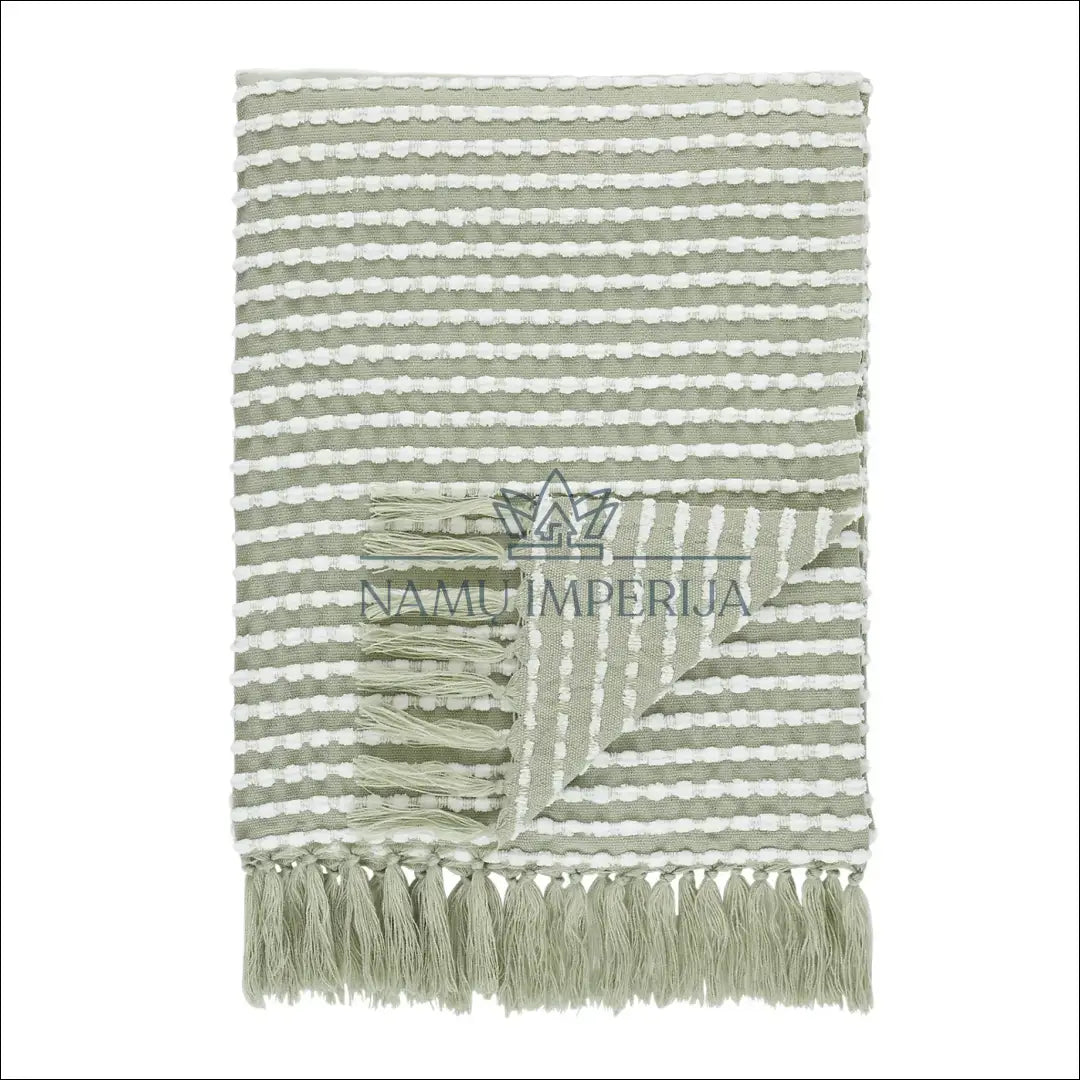 Pledas (125x150cm) DI9152 - €14 Save 50% __label:Pristatymas 1-2 d.d., color-balta, color-zalia, material-akrilas,