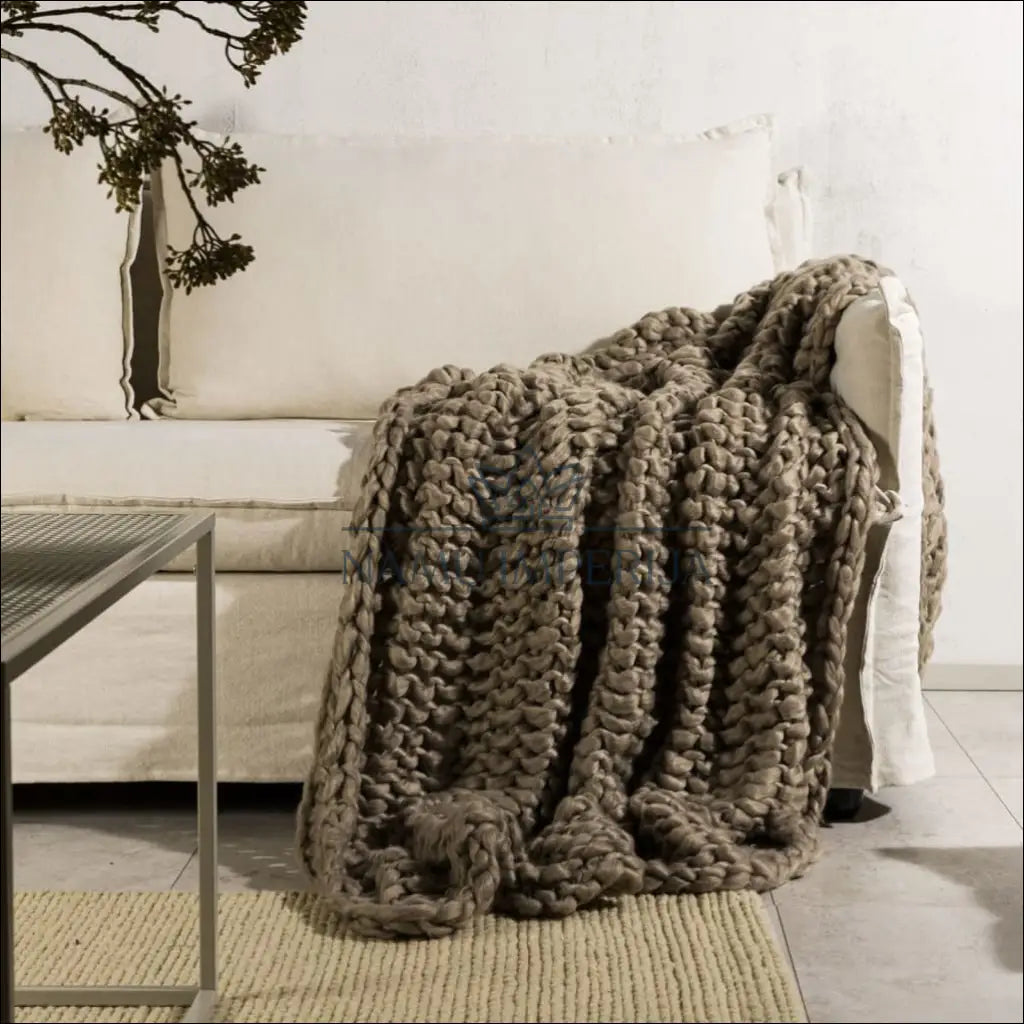 Pledas (130x170cm) DI10305 - €31 Save 70% 25-50, __label:Pristatymas 1-2 d.d., color-ruda, material-poliesteris, pledai