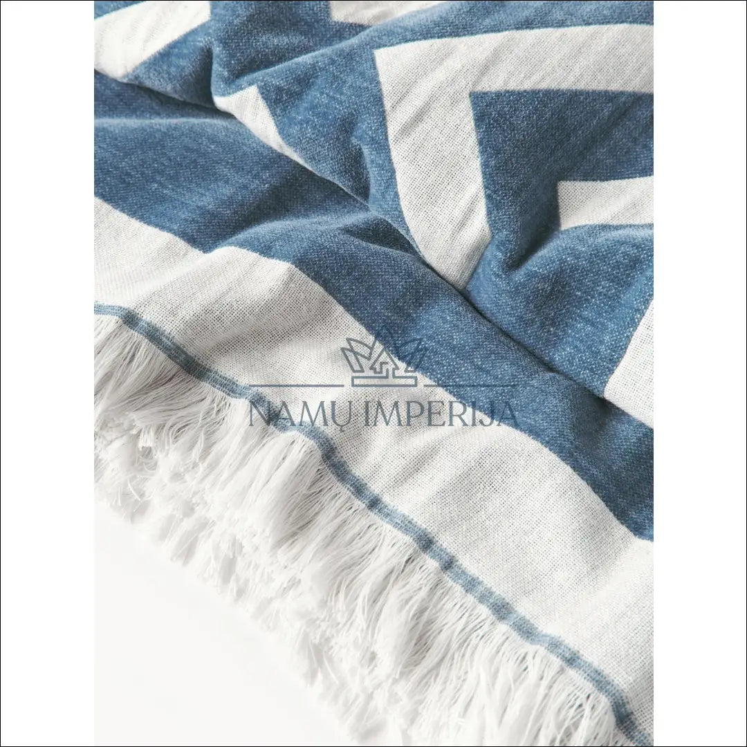 Pledas (130x170cm) DI4945 €21 Save 70% __label:Pristatymas 1 2 d.d., color kremas, melyna, material medvilne,