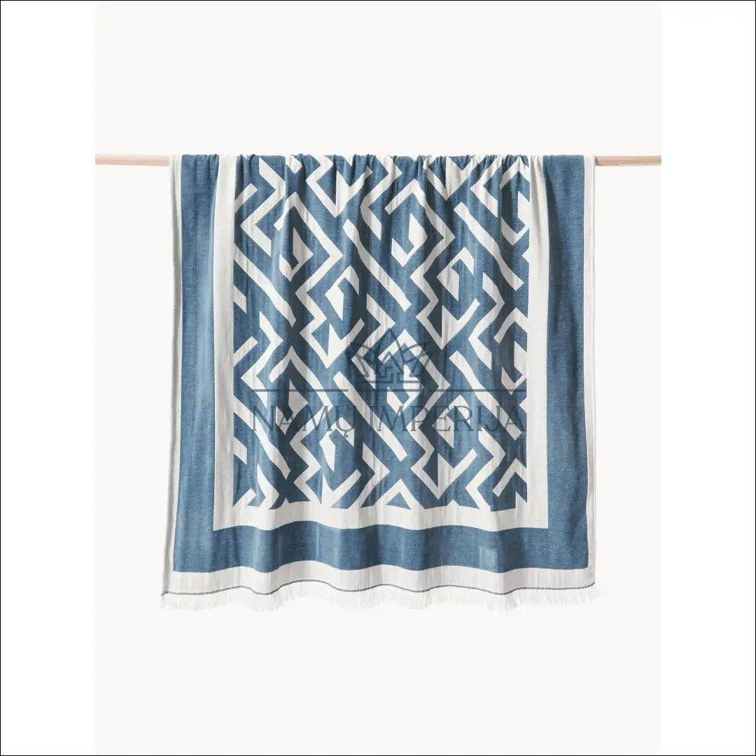 Pledas (130x170cm) DI4945 - €21 Save 70% __label:Pristatymas 1-2 d.d., color-kremas, color-melyna, material-medvilne,