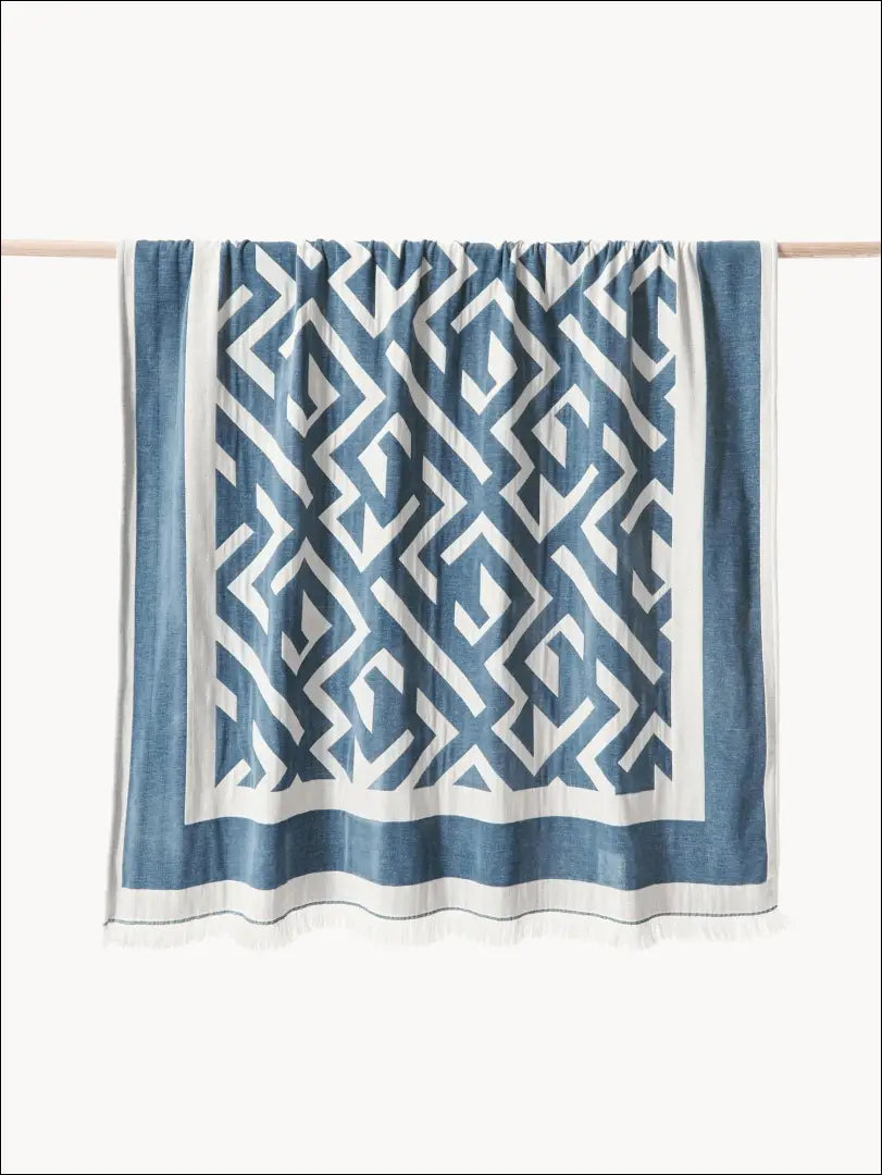 Pledas (130x170cm) DI4945 - €21 Save 70% __label:Pristatymas 1-2 d.d., color-kremas, color-melyna, material-medvilne,