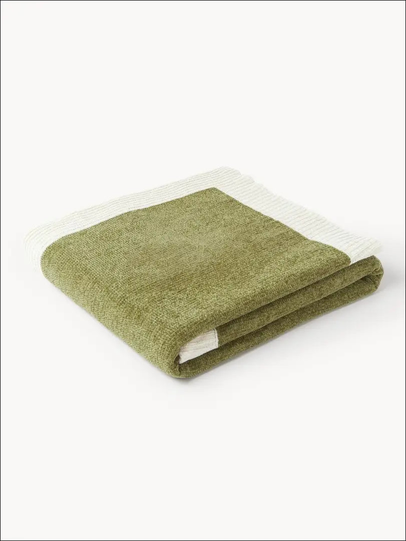 Pledas (130x170cm) DI5470 - €30 Save 70% 25-50, __label:Pristatymas 1-2 d.d., color-kremas, color-zalia,