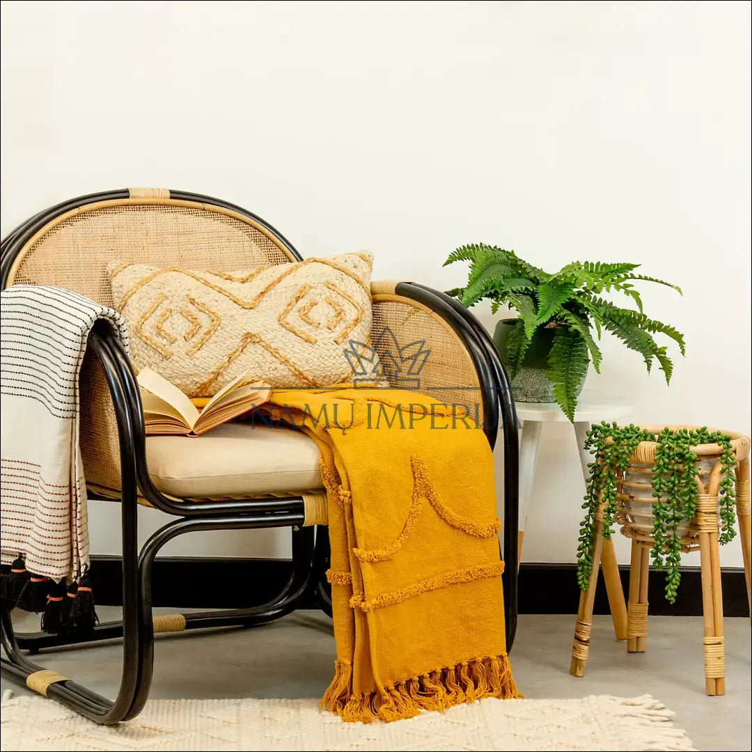 Pledas (130x180cm) DI9153 - €18 Save 50% __label:Pristatymas 1-2 d.d., color-geltona, material-medvilne, notouch50,