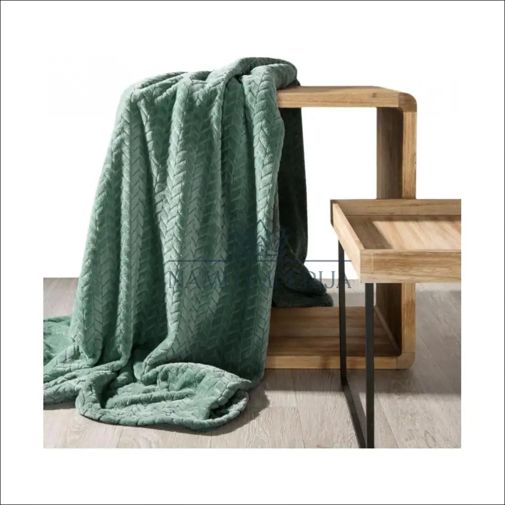 Pledas (150x200cm) DI10261 - €18 Save 70% __label:Pristatymas 1-2 d.d., color-zalia, material-poliesteris, pledai,