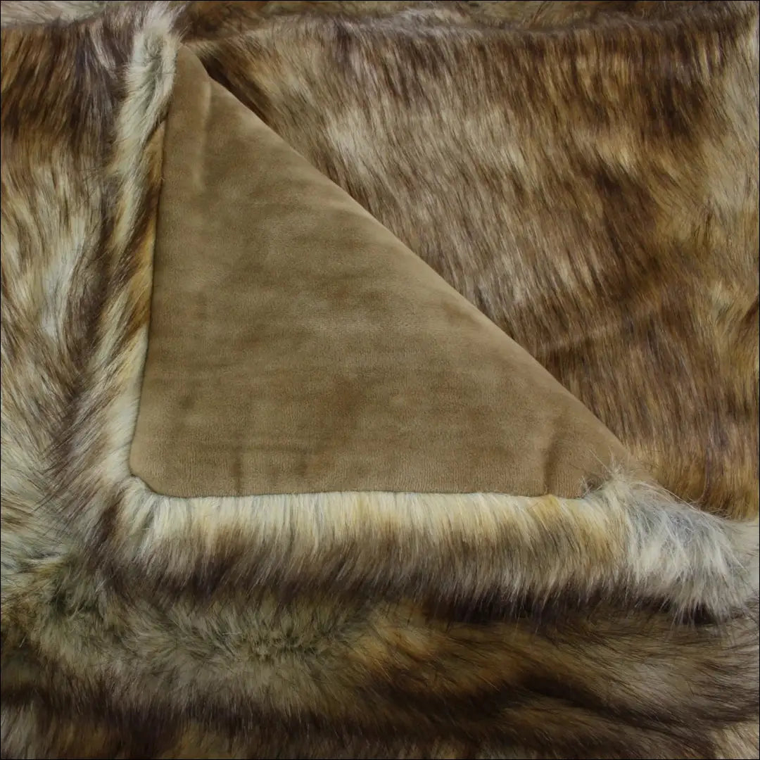 Pledas (150x200cm) DI10384 - €52 Save 70% 50-100, __label:Pristatymas 1-2 d.d., color-ruda, material-dirbtinis-kailis,