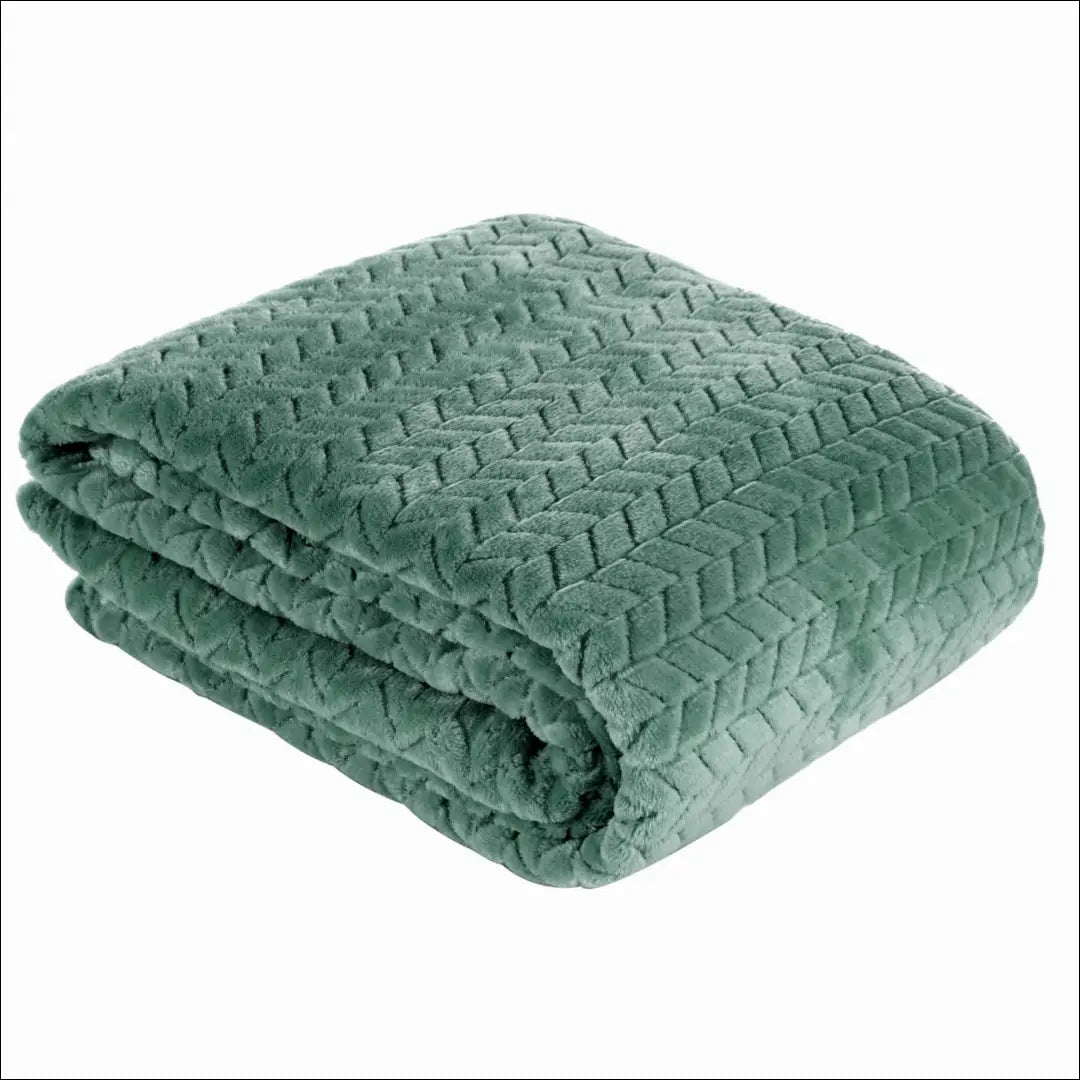 Pledas (70x160cm) DI10117 - €18 Save 70% __label:Pristatymas 1-2 d.d., color-turkis, material-poliesteris, pledai,
