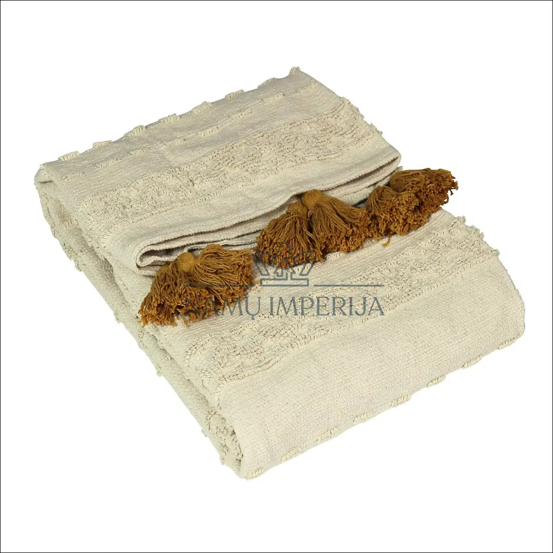 Pledas DI9090 - €17 Save 50% __label:Pristatymas 1-2 d.d., color-kremas, color-ruda, material-medvilne, notouch50 Iki