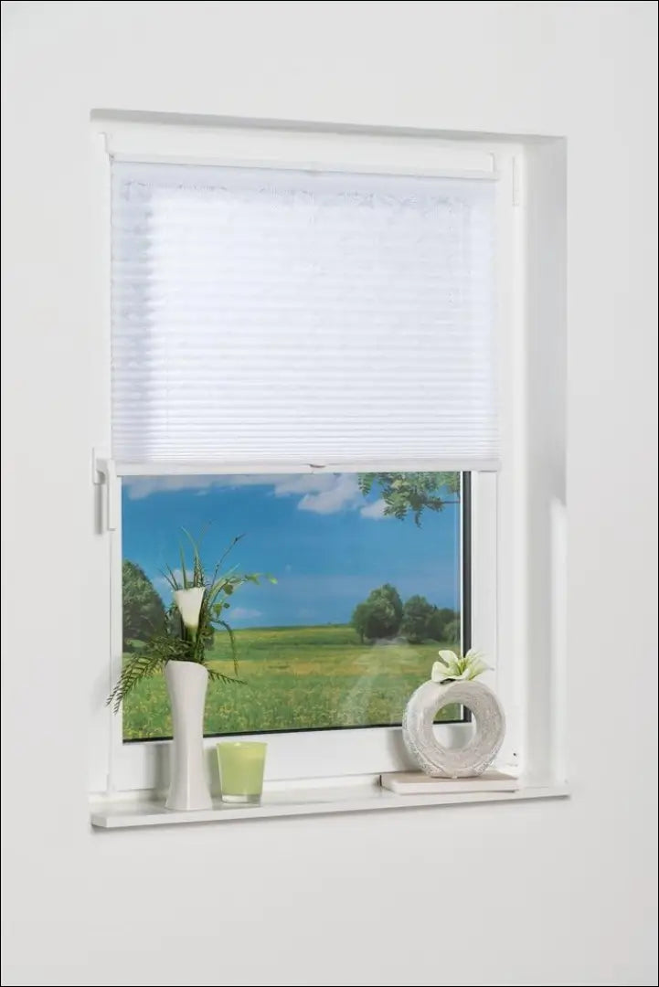Plisuota žaliuzė DI10362 - €28 Save 50% 25-50, __label:Pristatymas 1-2 d.d., color-balta, color-melyna,