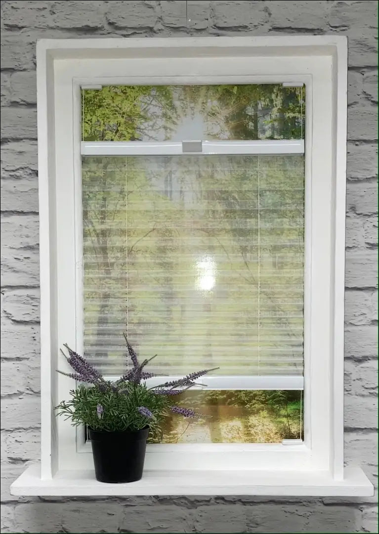 Plisuota žaliuzė DI10587 - €14 Save 50% __label:Pristatymas 1-2 d.d., color-balta, material-poliesteris, tekstile,