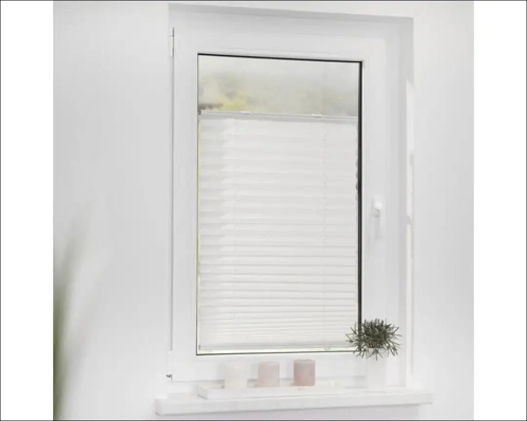 Plisuota žaliuzė DI11956 - €15 Save 50% __label:Pristatymas 1-2 d.d., color-balta, material-poliesteris, tekstile,