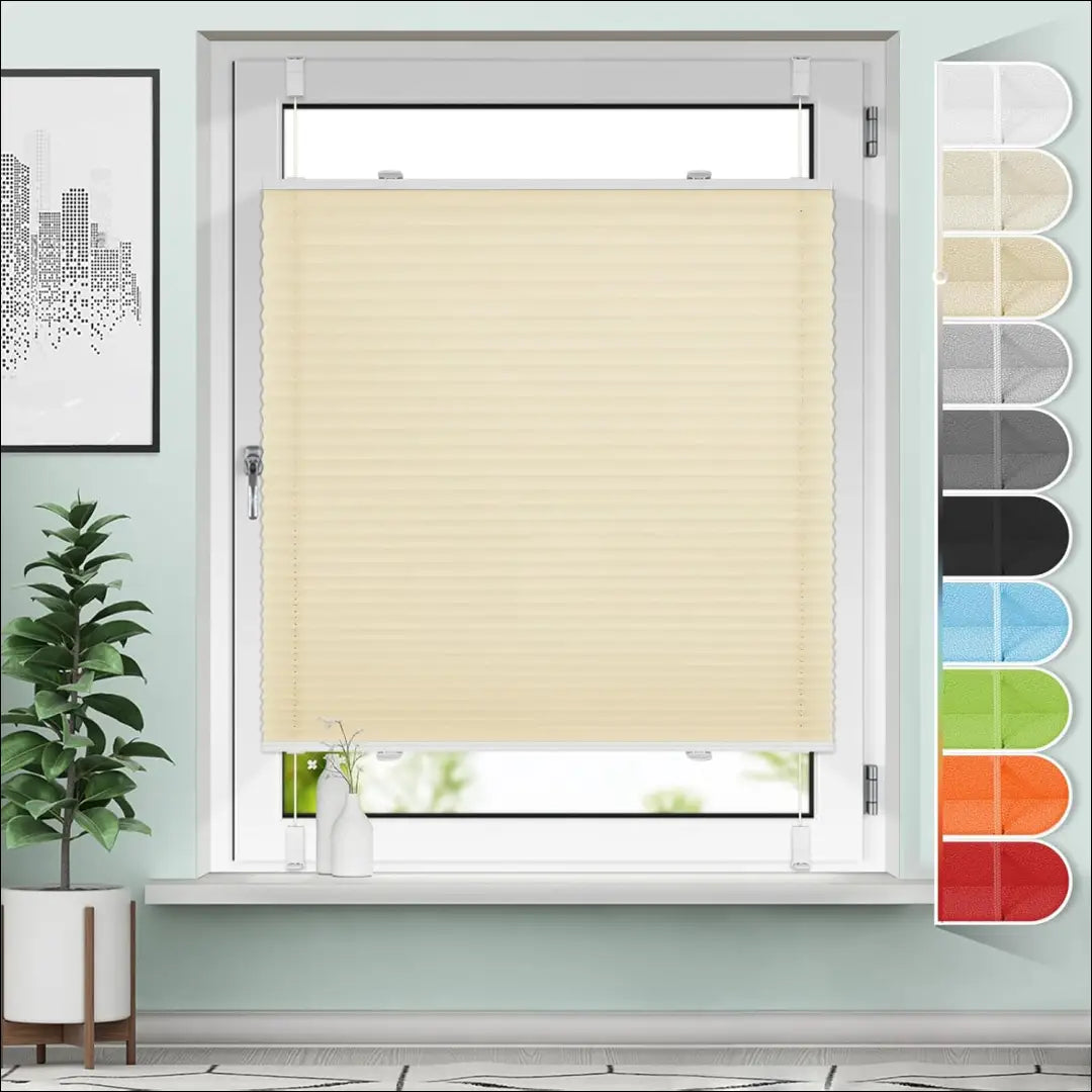 Plisuota žaliuzė DI11963 - €12 Save 50% __label:Pristatymas 1-2 d.d., color-smelio, material-poliesteris, tekstile,